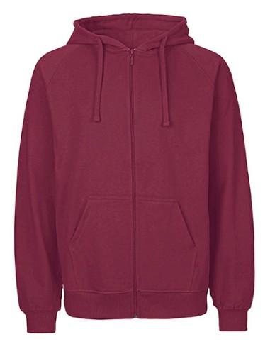 T-T63301-Unisex Tiger Cotton Hoodie With Zipper